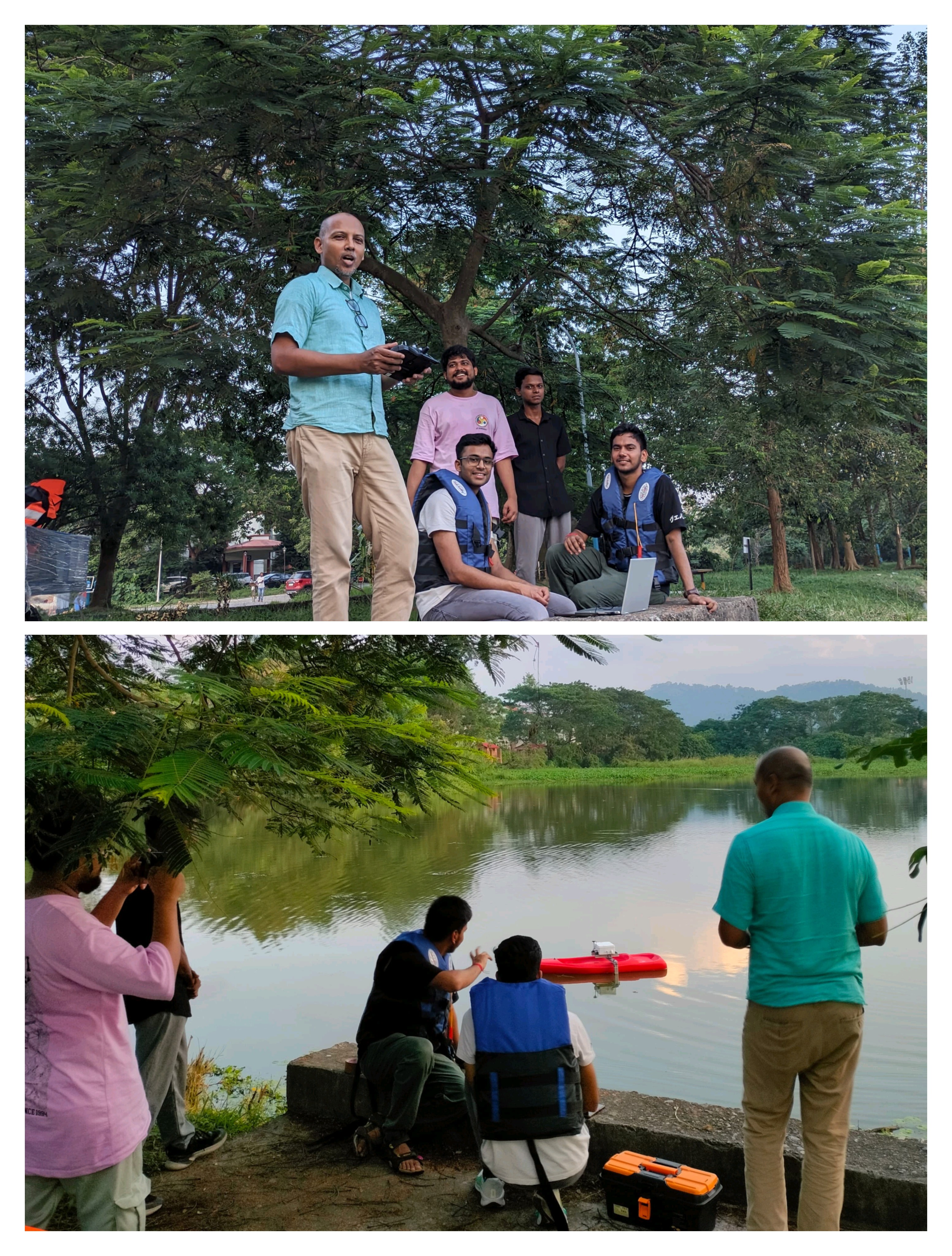 USV Team's Visit to IIT Guwahati