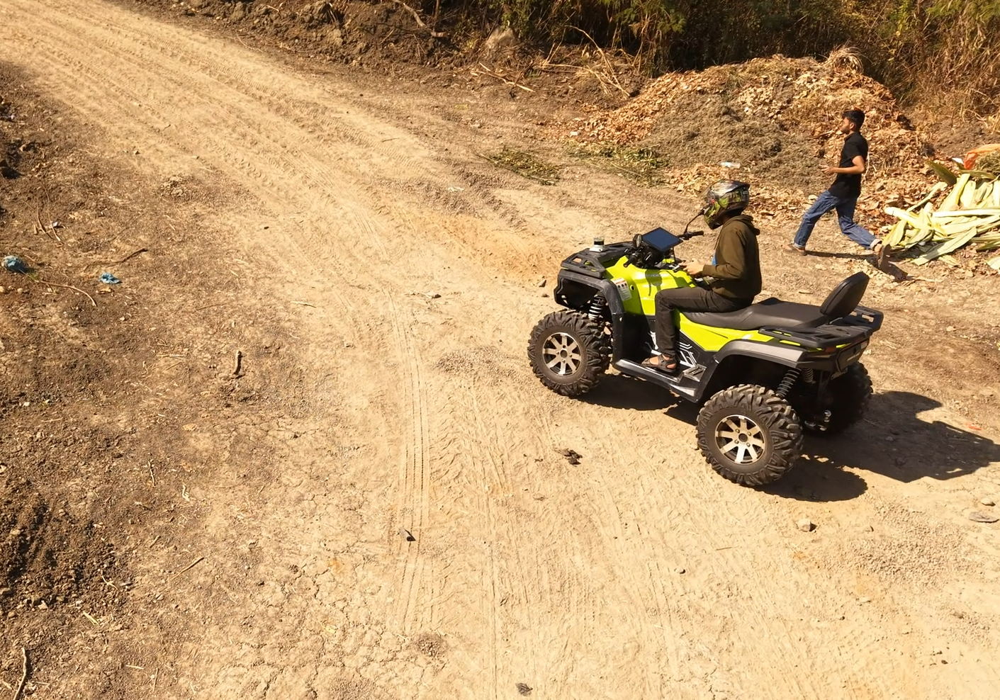 UGV Rhino at field experiment