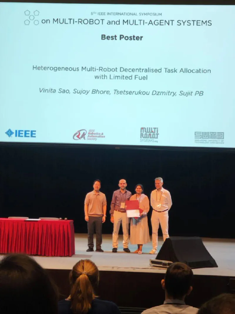 Vinita Sao Best Poster Award